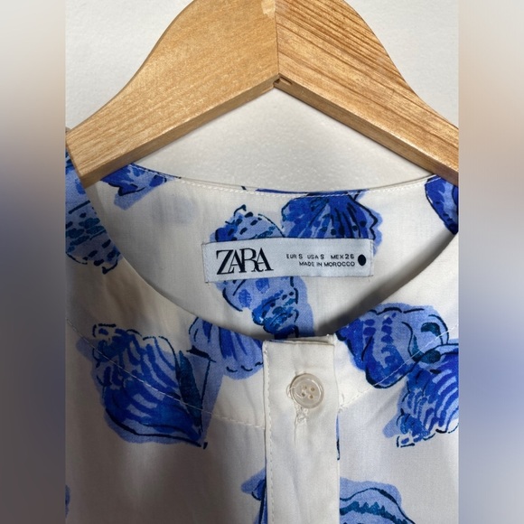Zara 100% Cotton Summer Seashell Mini Dress 🐚 - Picture 7 of 9